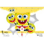 Set 5 baloane folie SpongeBob