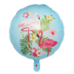 Balon Folie Rotund Flamingo Tropical 45cm