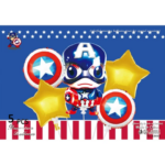 Set 5 baloane folie Captain America