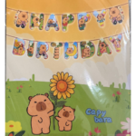 Banner Happy Birthday – Tematica Capibara - imagine 2