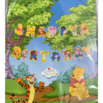 Banner Happy Birthday – Tematica Winnie The Pooh - imagine 2