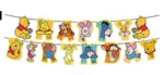 Banner Happy Birthday – Tematica Winnie The Pooh