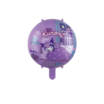 Balon folie rotund Kuromi mov – 45 cm