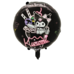 Balon folie rotund Kuromi – 45 cm