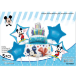 Set 5 baloane folie Mickey Mouse tort aniversar