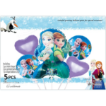 Set 5 baloane folie Frozen Elsa si Anna