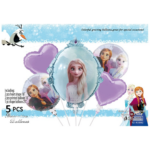 Set 5 baloane folie Frozen Elsa