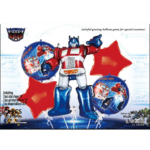 Set 5 baloane folie Transformers Optimus Prime