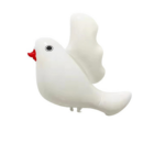 Balon Folie Porumbel Alb 66x75cm