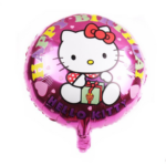 Balon folie rotund Hello Kitty Happy Birthday – 45 cm