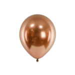 Set 100 Baloane Latex Chrome 13cm Coppery, Aramiu