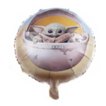 Balon Folie Rotund Baby Yoda/Grogu 45cm