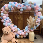 Arcada Baloane Forma Inima – 2m x 2m, Suport Metalic Decor Evenimente - imagine 3