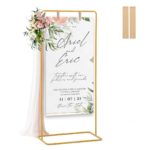 Arcada Metalica Aurie – 1m x 2m, Dimensiune Ajustabila, Suport Decor Evenimente