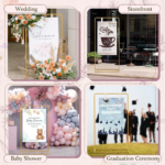 Arcada Metalica Aurie – 1m x 2m, Dimensiune Ajustabila, Suport Decor Evenimente - imagine 2