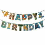 Banner Happy Birthday Tematica Pokemon