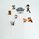 Topper Tort Paw Patrol Happy Birthday - Set 7 Bucati