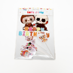 Topper Tort Happy Birthday Labubu - Set 7 Bucati - imagine 2