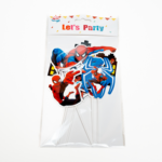 Topper Tort Spider-Man - Set 6 Bucati - imagine 2