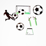 Topper Tort Fotbal - Set 6 Bucati