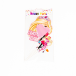 Topper Tort Barbie Happy Birthday - Set 6 Bucati - imagine 2