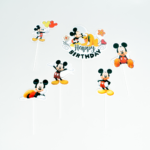 Topper Tort Mickey Mouse Happy Birthday - Set 6 Bucati