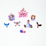 Topper Tort Sofia Intai Happy Birthday - Set 8 Bucati