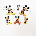 Topper Tort Mickey & Minnie – Set 6 Bucati