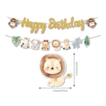 Banner Happy Birthday Safari