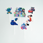 Topper Tort Lilo & Stitch Happy Birthday – Set 7 Bucati