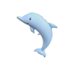 Balon Folie Delfin Albastru 116X83 cm
