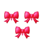Set 3 Baloane Folie Fundita Rosie, 52.5 x 42.5 cm
