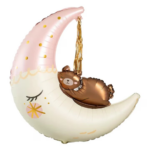 Balon Folie Ursulet pe Luna, 82 cm