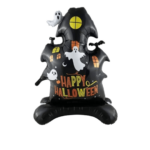 Balon Folie Halloween Casa Bantuita cu Fantome, 70 x 120 cm