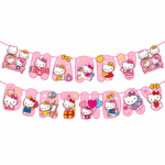 Banner decorativ Happy Birthday Hello Kitty
