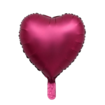 Balon Folie Inima Roz Fuchsia, 45 cm